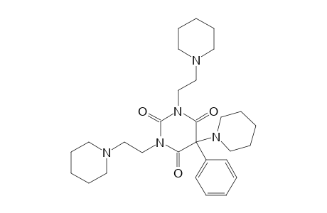 5-Phenyl-5-(1-piperidinyl)-1,3-bis[2-(1-piperidinyl)ethyl]-1,3-diazinane-2,4,6-trione