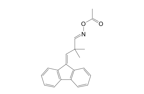 3-(9-Fluorenylidene)-2,2-dimethylpropanal oxime acetate