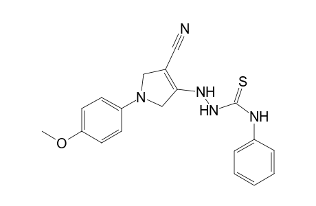 2-[4'-Cyano-1'-(p-methoxyphenyl)-2',5'-dihydro-1H-pyrrol-3'-yl]-N-phenylhydrazine-carbothioamide