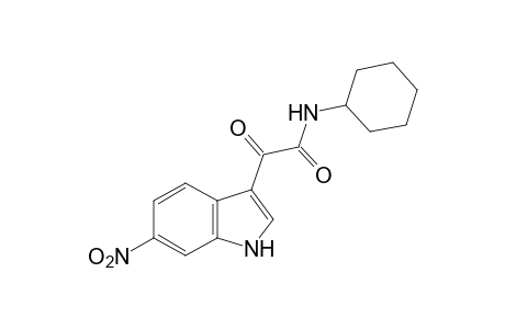 N-cyclohexyl-6-nitro-3-indoleglyoxylamide
