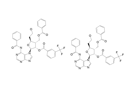 N6-BENZOYL-7-[(2R,3R,4R,5R)-4-BENZOYLOXYMETHYL-5-(2-HYDROXYETHYL)-3-[(META-TRIFLUOROMETHYL)-BENZOYLOXY]-TETRAHYDROFURAN-2-YL]-ADENINE