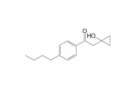 1-(4-Butylphenyl)-2-(1-hydroxycyclopropyl)ethanone