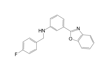 Benzenamine, 3-(2-benzoxazolyl)-N-(4-fluorobenzyl)-