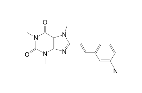 Purin-2,6-dione, 1,3,7-trimethyl-8-[2-[3-aminophenyl]ethenyl]-