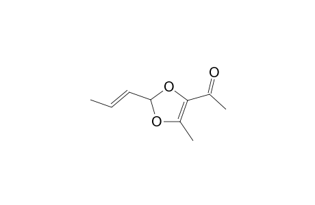 1-Acyl-2-methyl-(1-propenyl)-3,5-dioxacyclopent-1-ene