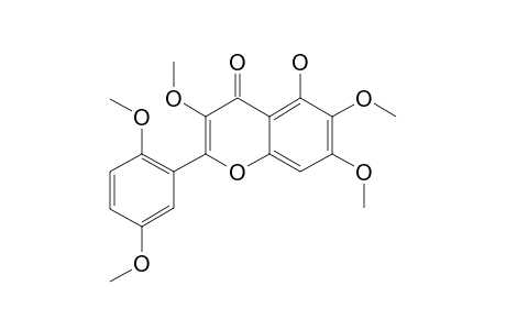 GRANTIOIDIN;5-HYDROXY-3,6,7,2',5'-PENTAMETHOXYFLAVONE