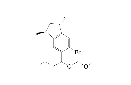 (trans)-5-Bromo-6-[1'-(methoxymethyl)oxybutyl]-1,3-dimethylindan