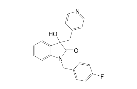 2H-Indol-2-one, 1-[(4-fluorophenyl)methyl]-1,3-dihydro-3-hydroxy-3-(4-pyridinylmethyl)-