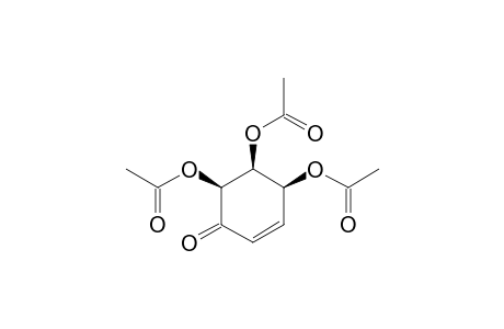 (1RS,2RS,3RS)-6-OXO-CYCLOHEX-4-ENE-1,2,3-TRI-YL-ACETATE