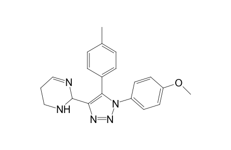 1-(p-Methoxyphenyl)-4-(2-tetrahydropyrimidinyl)-5-(p-methylphenyl)-1,2,3-triazole