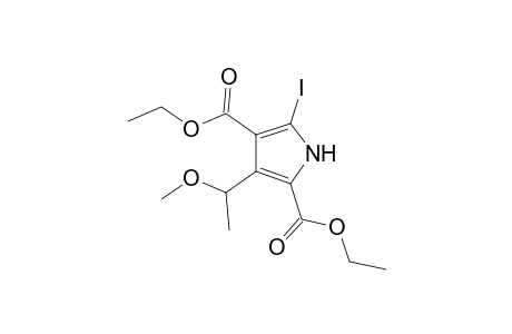 3,5-Bis(ethoxycarbonyl)-2-iodo-4-(methoxyethyl)pyrrole