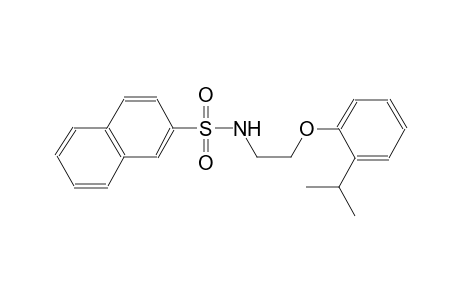 N-[2-(2-isopropylphenoxy)ethyl]naphthalene-2-sulfonamide