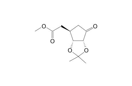 2-[(3aR,6R,6aR)-4-keto-2,2-dimethyl-3a,5,6,6a-tetrahydrocyclopenta[d][1,3]dioxol-6-yl]acetic acid methyl ester