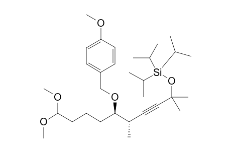 [(4R,5S)-9,9-dimethoxy-5-[(4-methoxyphenyl)methyl]-1,1,4-trimethyl-non-2-ynoxy]-triisopropyl-silane