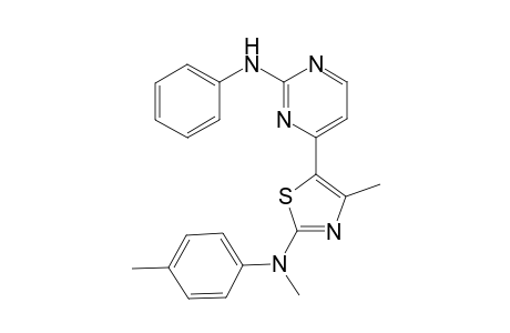 {4-[2-(p-Tolyl-(methyl)-amino)-4-methyl-thiazol-5-yl]-pyrimidin-2-yl}-phenyl-amine