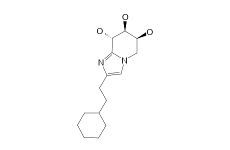 (6S,7S,8S)-2-(2-CYCLOHEXYLETHYL)-5,6,7,8-TETRAHYDROIMIDAZO-[1,2-A]-PYRIDINE-6,7,8-TRIOL