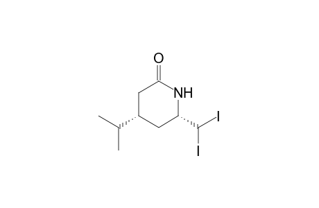 (4S*,6S*)-6-(Diiodomethyl)-4-isopropylpiperidin-2-one