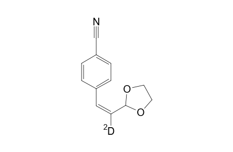 (Z)-4-(2-(1,3-Dioxolane-2-yl)-2d-ethenyl)benzonitrile