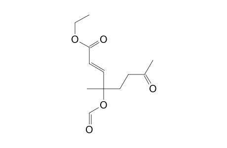 4-FORMYLOXY-4-METHYL-7-OXOOCT-2(E)-ENOIC-ACID-ETHYLESTER