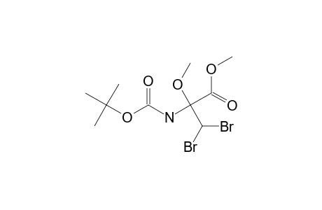 METHYL-3,3-DIBROMO-2-(TERT.-BUTOXYCARBONYLAMINO)-2-METHOXYPROPANOATE;BOC-ALA-(3-BR,3-BR,2-METHOXY)-OME
