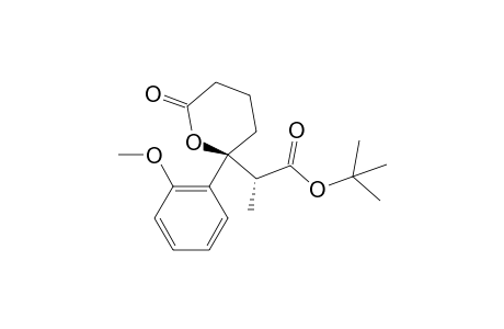 (R*)-tert-Butyl 2-((S*)-2-(2-methoxyphenyl)-6-oxotetrahydro-2H-pyran-2-yl)propanoate