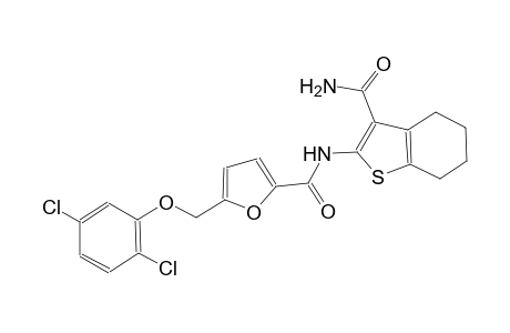 N-[3-(aminocarbonyl)-4,5,6,7-tetrahydro-1-benzothien-2-yl]-5-[(2,5-dichlorophenoxy)methyl]-2-furamide