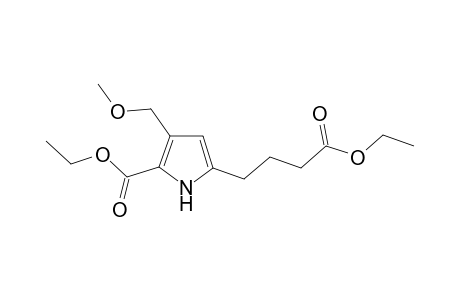Ethyl 5-(4-ethoxy-4-oxobutyl)-3-(methoxymethyl)-1H-pyrrole-2-carboxylate