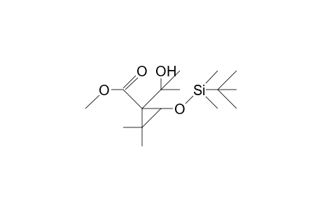 cis-Methyl-2-tert.-butyldimethylsiloxy)-1-(1-hydroxy-1-methylethyl)-3,3-dimethylcyclopropanecarboxylate