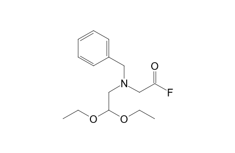 2-(benzyl-(2,2-diethoxyethyl)amino)acetyl fluoride