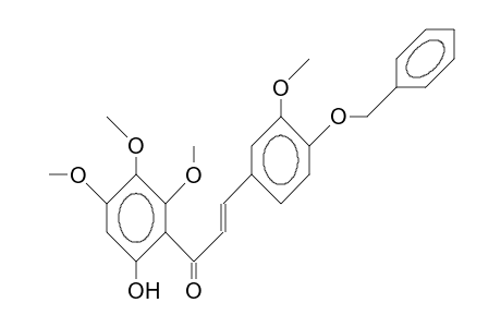 4_Benzyloxy-2'-hydroxy-3,4',5',6'-tetramethoxy-chalcone