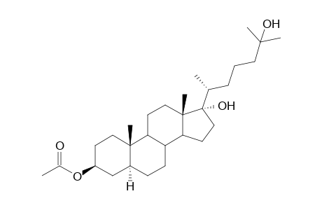 17.alpha.,25-Dihydroxy-5.alpha.-cholestan-3.beta.-yl acetate