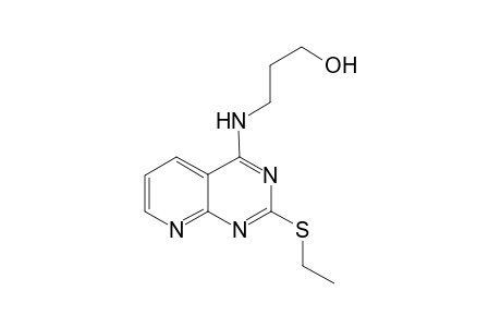2-(ethylsulfanyl)-N-(3-hydroxypropyl)pyrido[2,3-d]pyrimidine-4-amine