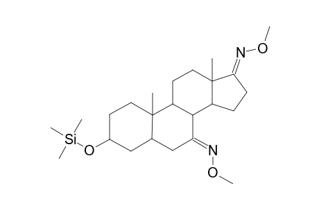 5.ALPHA.-ANDROSTAN-3.BETA.-OL-7,17-DIONE(7,17-DI-O-METHYLOXIME-3.BETA.-TRIMETHYLSILYL ETHER)