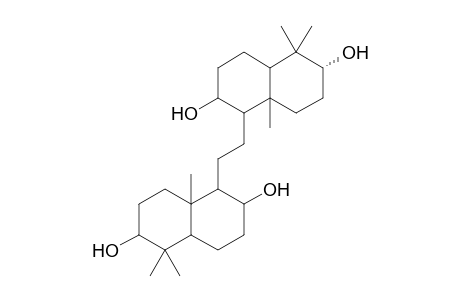 (6R)-1,1'-(Ethane-1",2"-diyl)-bis[decahydro-5,5,8a-trimethylnaphthalene-2,6-diol]