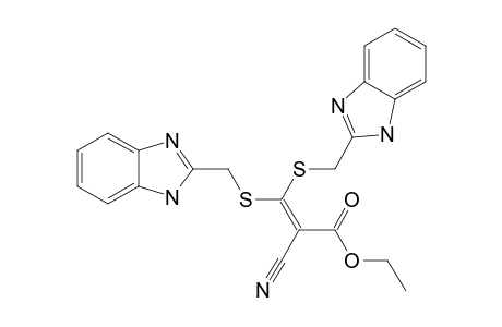ETHYL-3,3-BIS-[(BENZO-[D]-IMIDAZOL-2-YL)-METHYLTHIO]-2-CYANOACRYLATE
