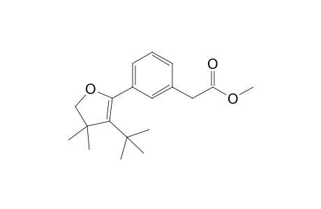 4-tert-Butyl-5-[3-(methoxycarbonylmethyl)phenyl]-3,3-dimethyl-2,3-dihydrofuran