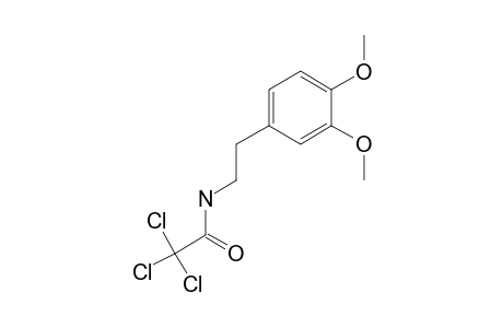 Trichloroacetamide, N-(3,4-dimethoxyphenethyl)-