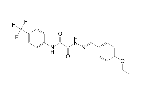 2-[(2E)-2-(4-ethoxybenzylidene)hydrazino]-2-oxo-N-[4-(trifluoromethyl)phenyl]acetamide
