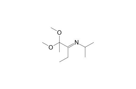 2,2-Dimethoxy-3-pentylidene-N-isopropylamine