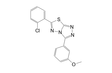 6-(2-chlorophenyl)-3-(3-methoxyphenyl)[1,2,4]triazolo[3,4-b][1,3,4]thiadiazole