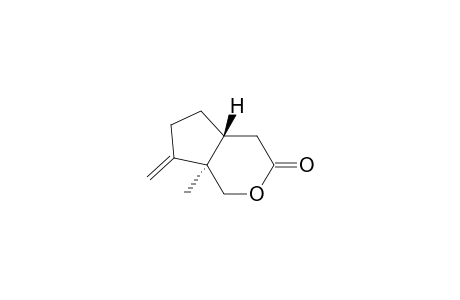 Cyclopenta[c]pyran-3(1H)-one, hexahydro-7a-methyl-7-methylene-, (4aR-trans)-