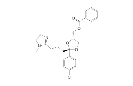 TRANS-2-(4-CHLOROPHENYL)-2-[3-(1-METHYL-2-IMIDAZOLYL)-PROPYL]-4-(BENZOYLOXYMETHYL)-1,3-DIOXOLANE