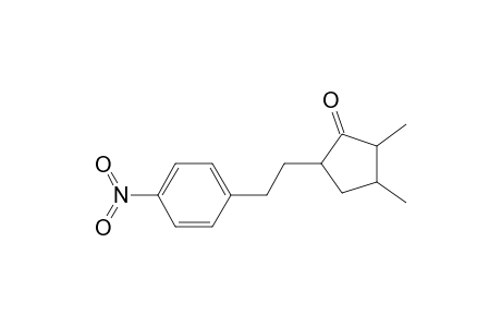 2,3-Dimethyl-5-[2-(4-nitrophenyl)ethyl]cyclopentanone