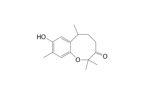 2,2,6,9-tetramethyl-8-oxidanyl-5,6-dihydro-4H-1-benzoxocin-3-one