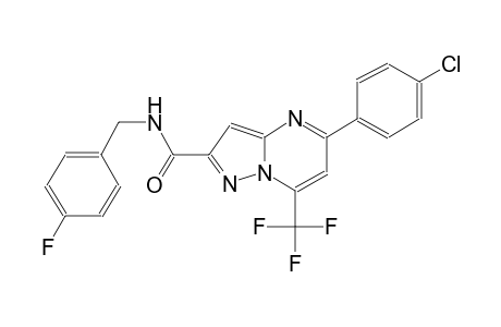 5-(4-chlorophenyl)-N-(4-fluorobenzyl)-7-(trifluoromethyl)pyrazolo[1,5-a]pyrimidine-2-carboxamide