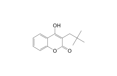 4-Hydroxy-3-(2',2'-dimethylpropyl)-2H-1-benzopyran-2-one