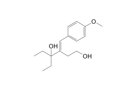 4-(4-Methoxyphenylmethylene)-2-ethyl-3,6-hexanediol