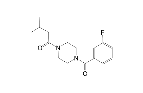 piperazine, 1-(3-fluorobenzoyl)-4-(3-methyl-1-oxobutyl)-