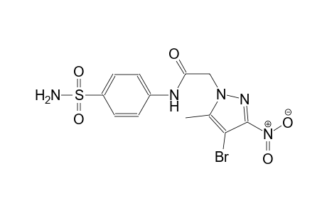 N-[4-(aminosulfonyl)phenyl]-2-(4-bromo-5-methyl-3-nitro-1H-pyrazol-1-yl)acetamide