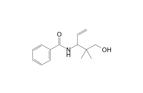 N-(4,4-dimethyl-5-oxidanyl-pent-1-en-3-yl)benzamide